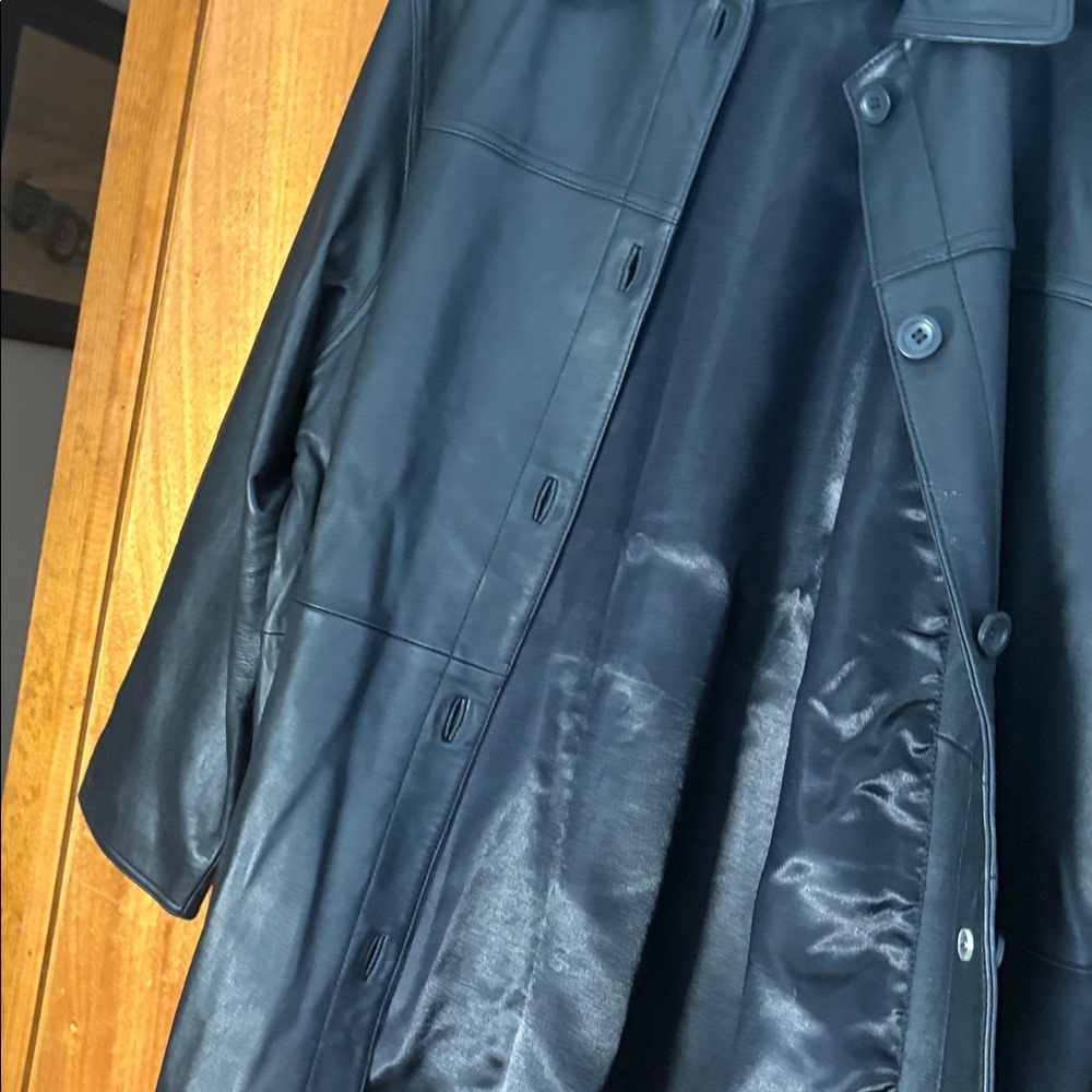 Black Leather Jacket 3xl - Picture 7 of 7